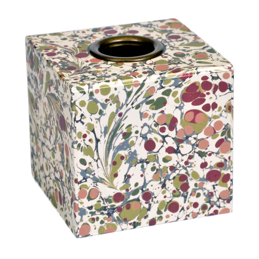 Pink and Green Marble Paper Tissue Box Cover Not specified