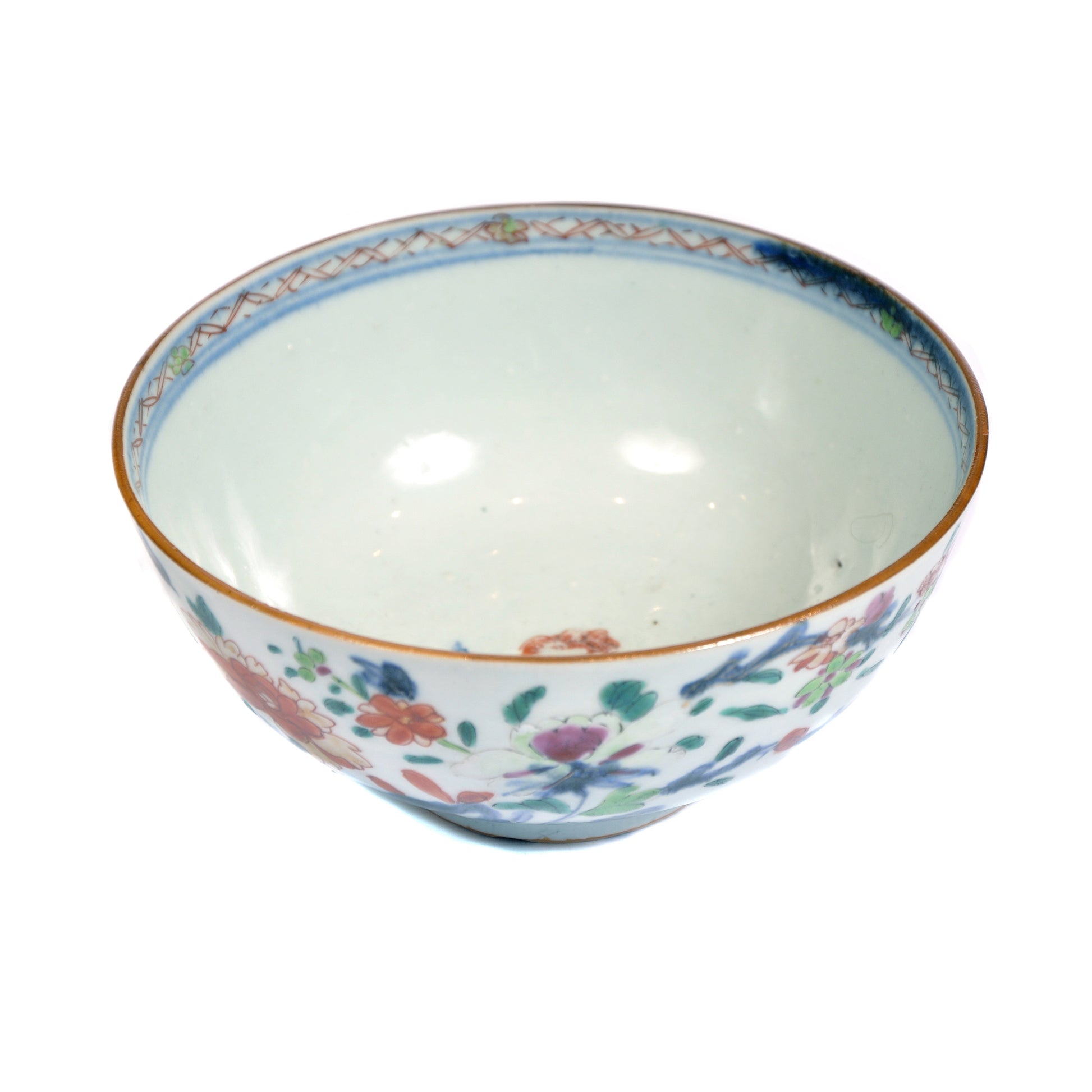 Qing Dynasty 18th Century Chinese Famille Rose Bowl Not specified