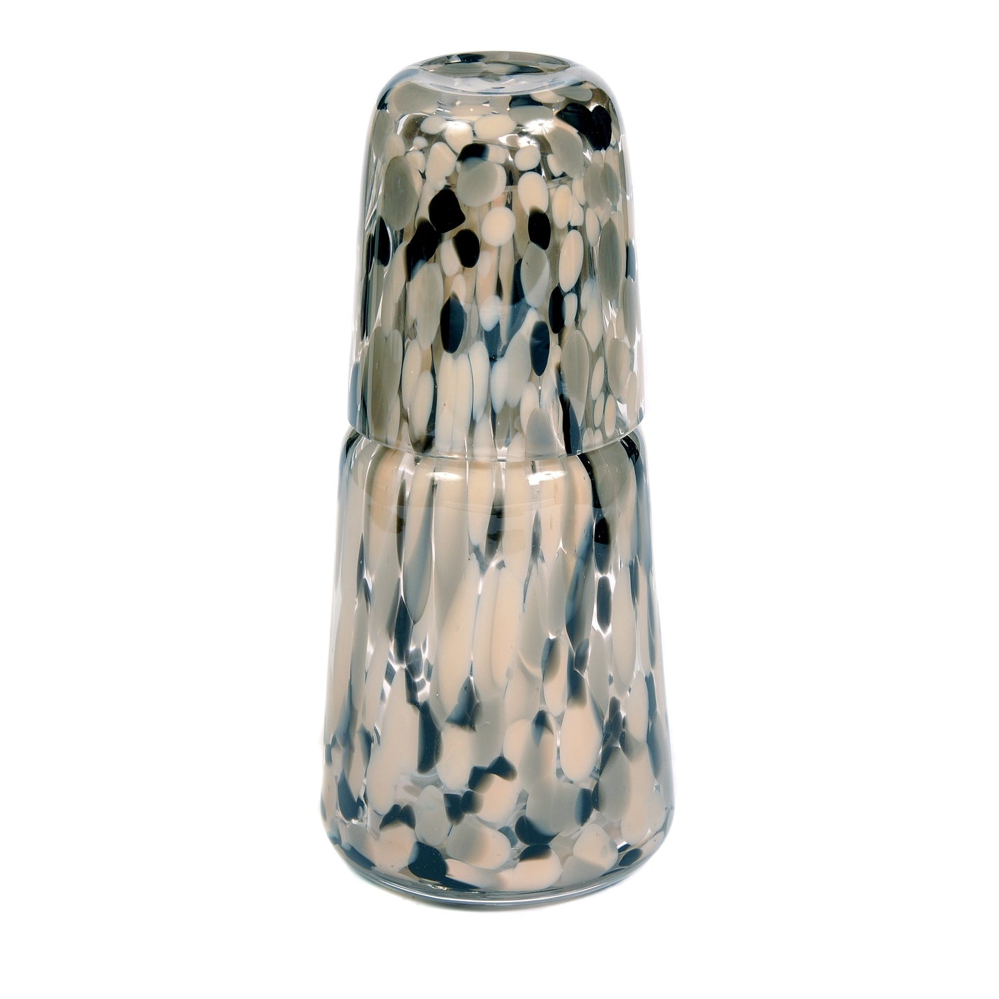 Black and Taupe Speckled Night Set Not specified
