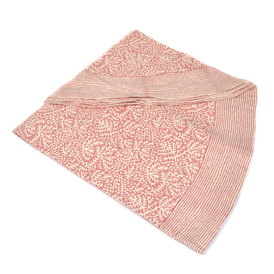 Pink Floral Round Tablecloth 180cm Not specified