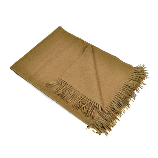 Caramel Baby Alpaca Throw Not specified