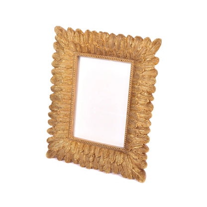 Gold Feather Frame 4x6 Not specified