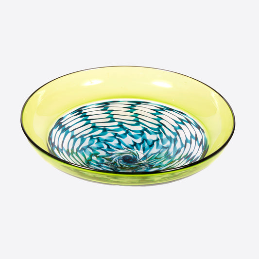 Green Lattice Bowl
