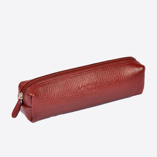 Leather Square Case Burgundy
