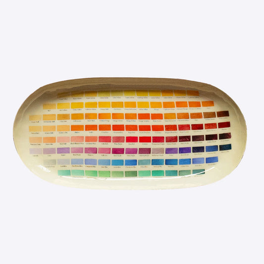 Nomenclature of Colours Enamel Tray Not specified
