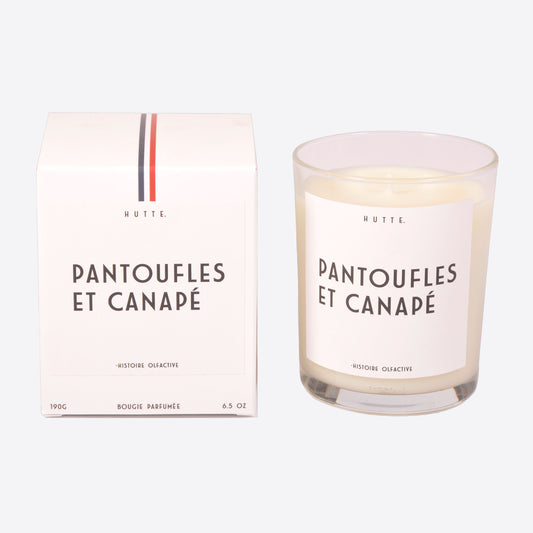 Pantoufles et Canape Candle