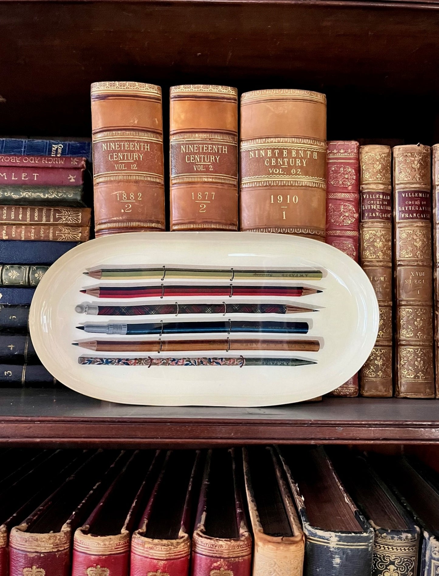 Vintage Pencils Enamel Tray Not specified