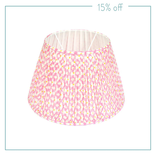 Pink Flower Pleated Lampshade Joanna Wood Shop