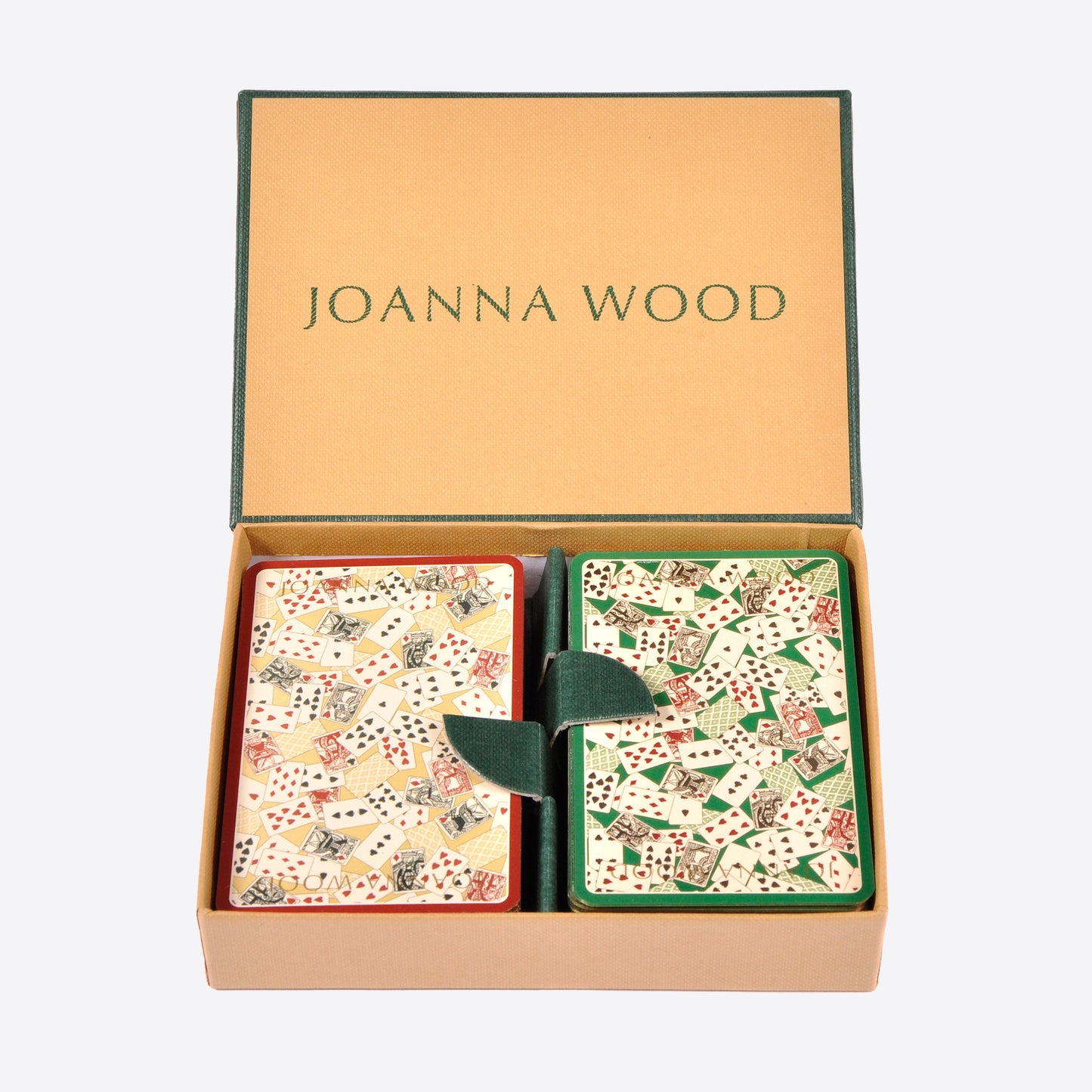 Joanna Wood Playing Cards Two Sets in a box
