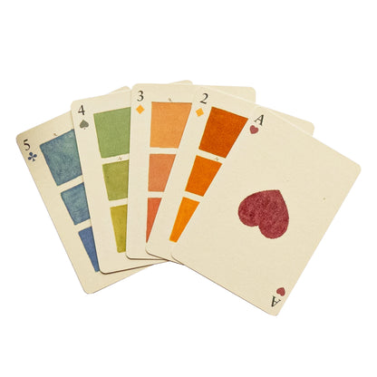 Set of Two Colour Swatches Playing Cards Not specified