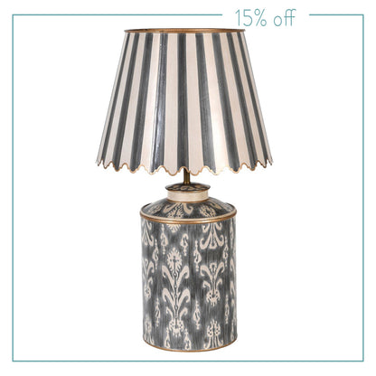 Scallop Edge Ikat Lamp Joanna Wood Shop
