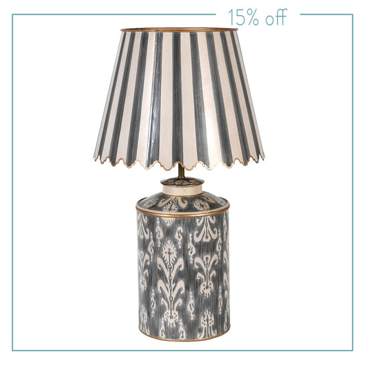 Scallop Edge Ikat Lamp Joanna Wood Shop