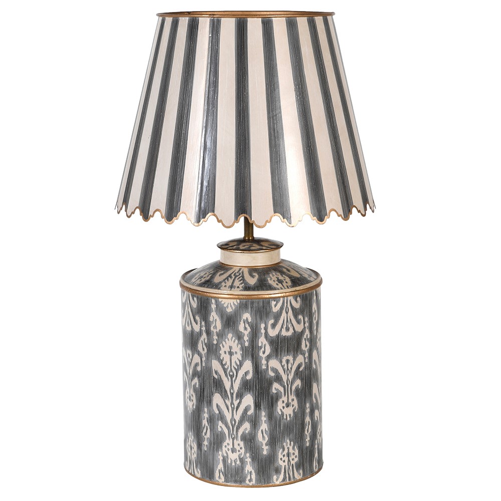 Scallop Edge Ikat Lamp Not specified