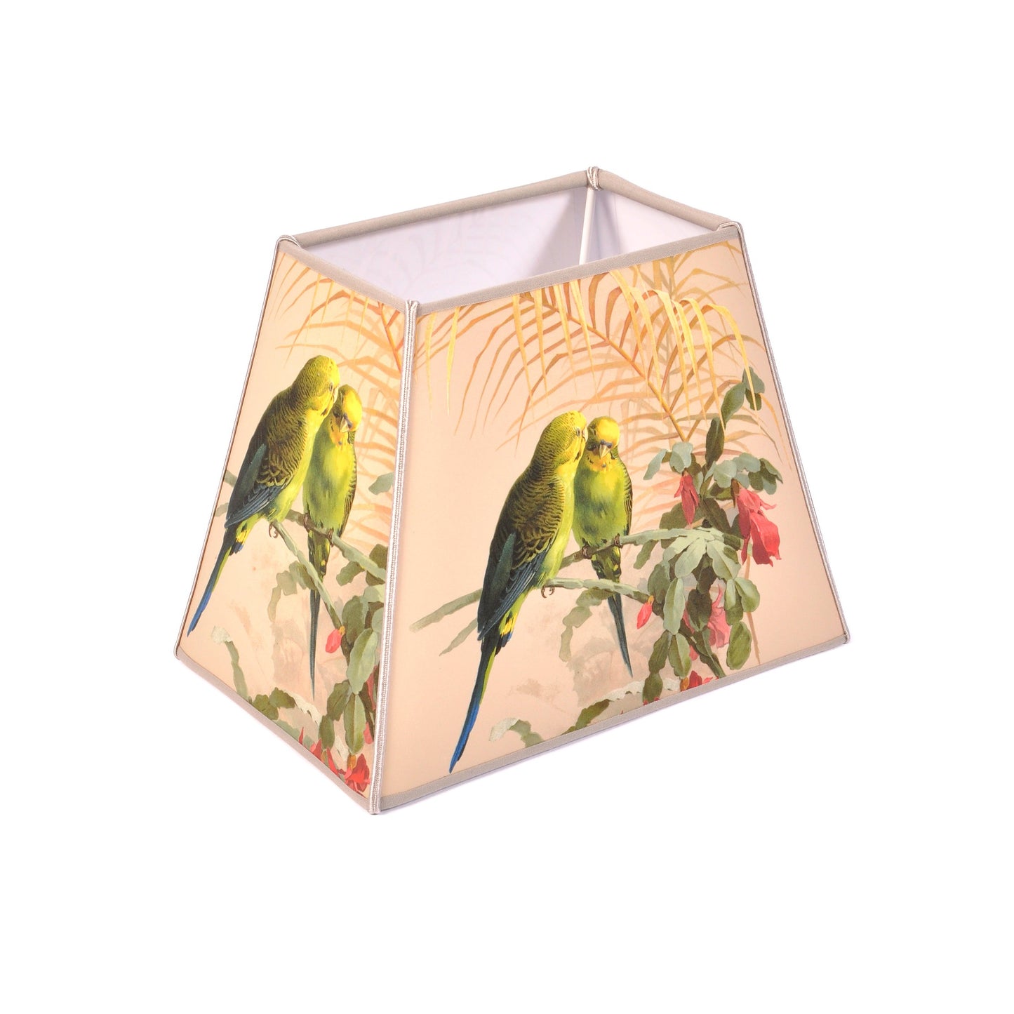 Lovebirds Small Rectangle Lampshade Joanna Wood Shop