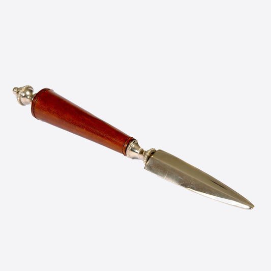 Tan Leather Letter Opener