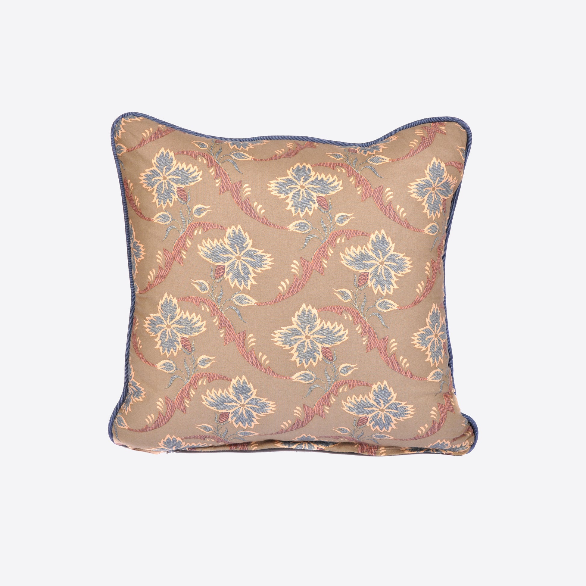 Vintage Taupe Floral Cushion Not specified