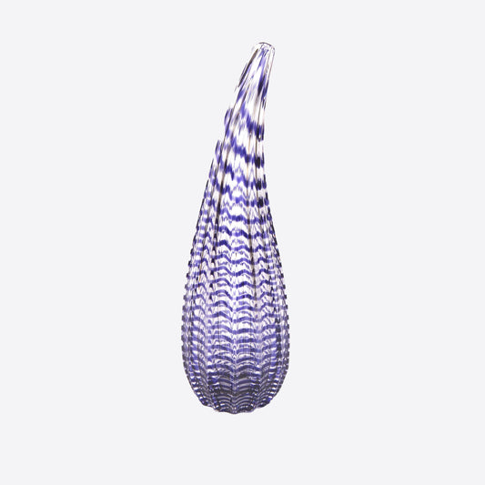 Violet Striped Vase