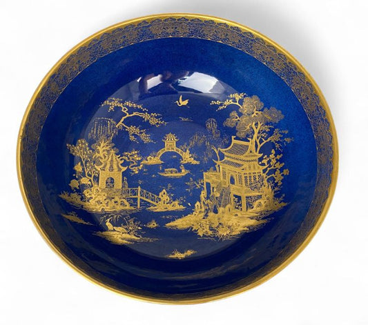 1920s Carlton Ware Bleu Royale New Mikado Bowl Not specified