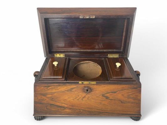 William IV Rosewood Tea Caddy Joanna Wood Shop