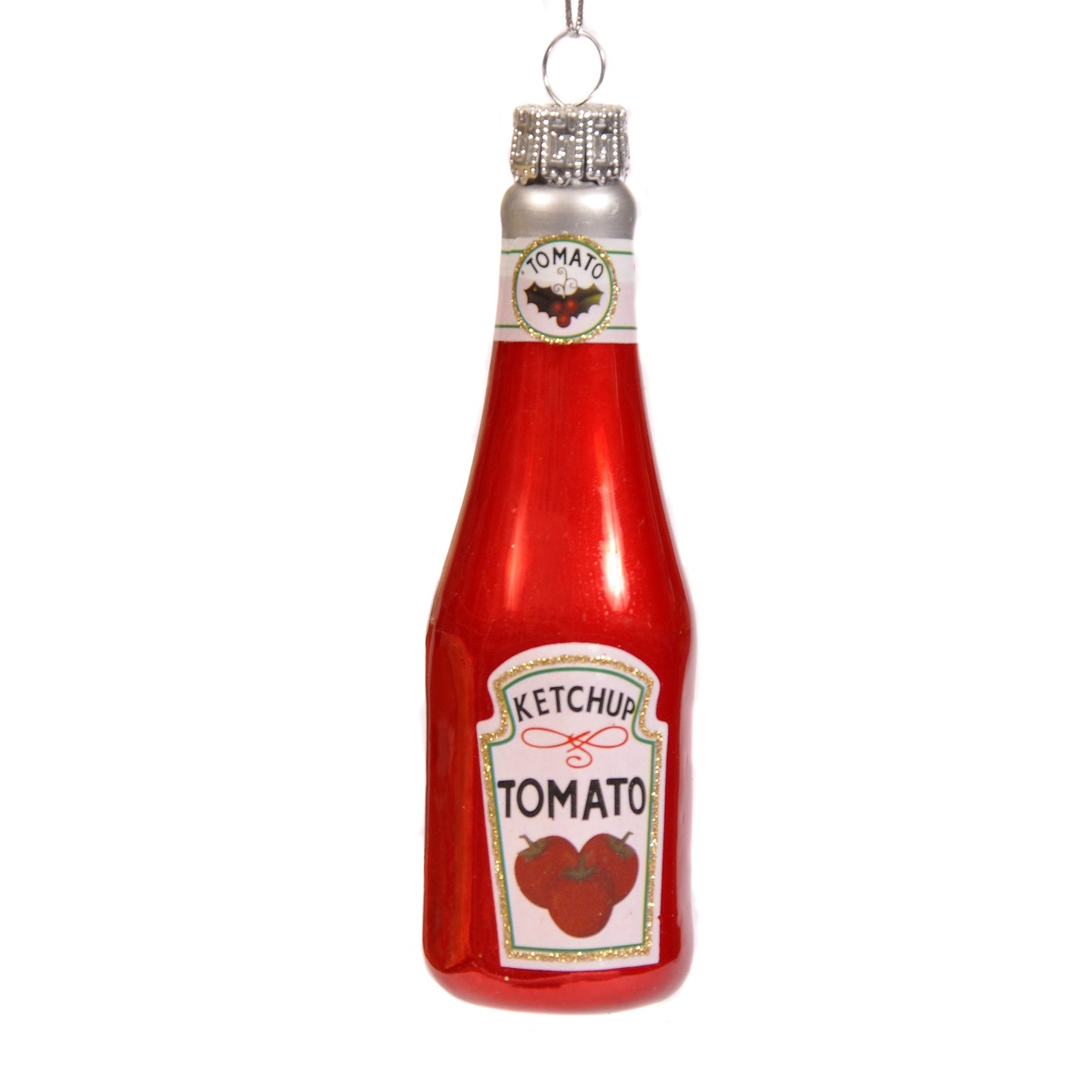 Glass Bottle of Ketchup Dec Joanna Wood Shop