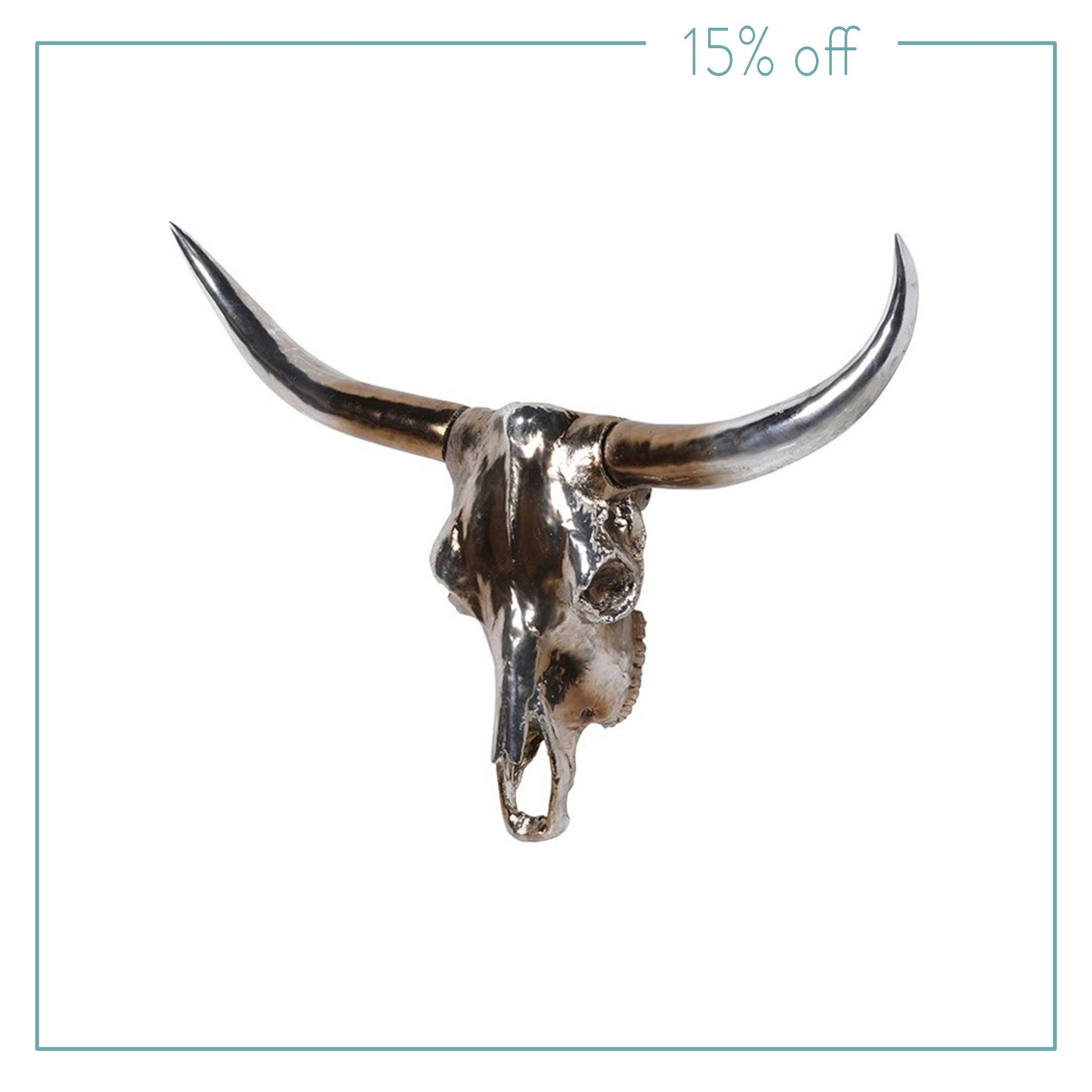 Silver Bull Wall Deco Joanna Wood Shop