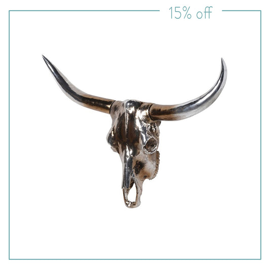 Silver Bull Wall Deco Joanna Wood Shop