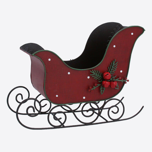 Red Tin Sleigh Not specified
