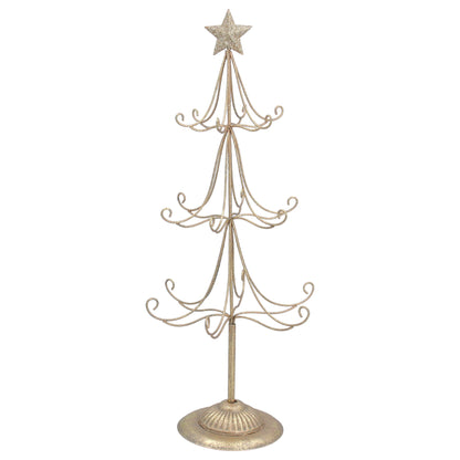 Gold Wire Christmas Tree Not specified