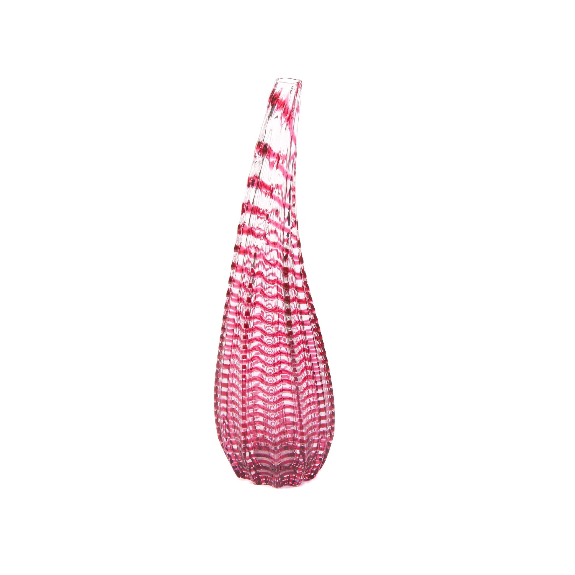 Raspberry Striped Vase Joanna Wood Shop