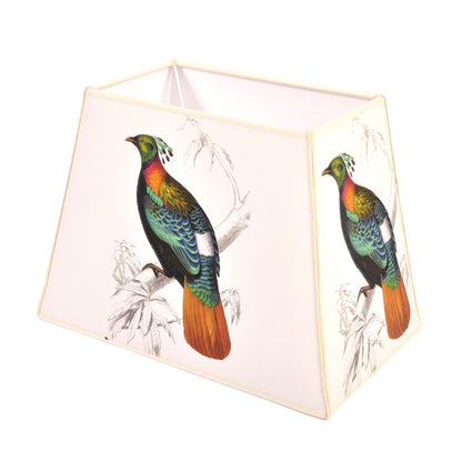 Exotic Bird Medium Rectangle Lampshade Joanna Wood Shop