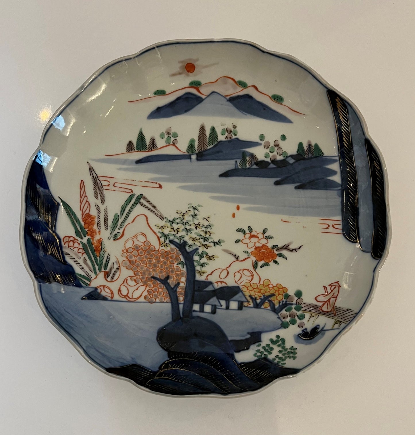 Vintage Japanese Porcelain Plate Not specified