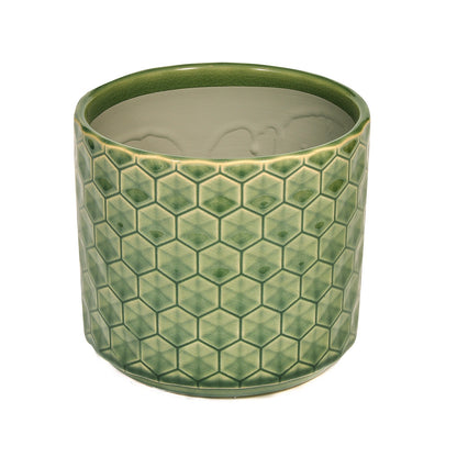 Green Honeycomb Planter Small Not specified