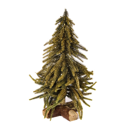 Green Fir Tree on Log Joanna Wood