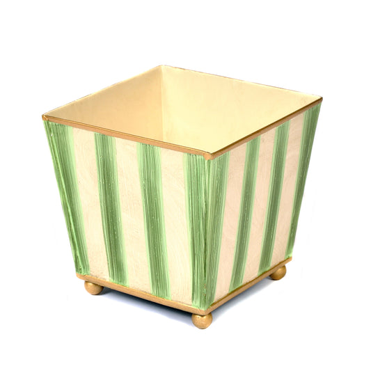 Green Striped Planter Large Joanna Wood Shop