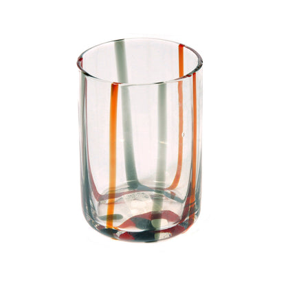 Red and Grey Striped Tumbler Joanna Wood Shop