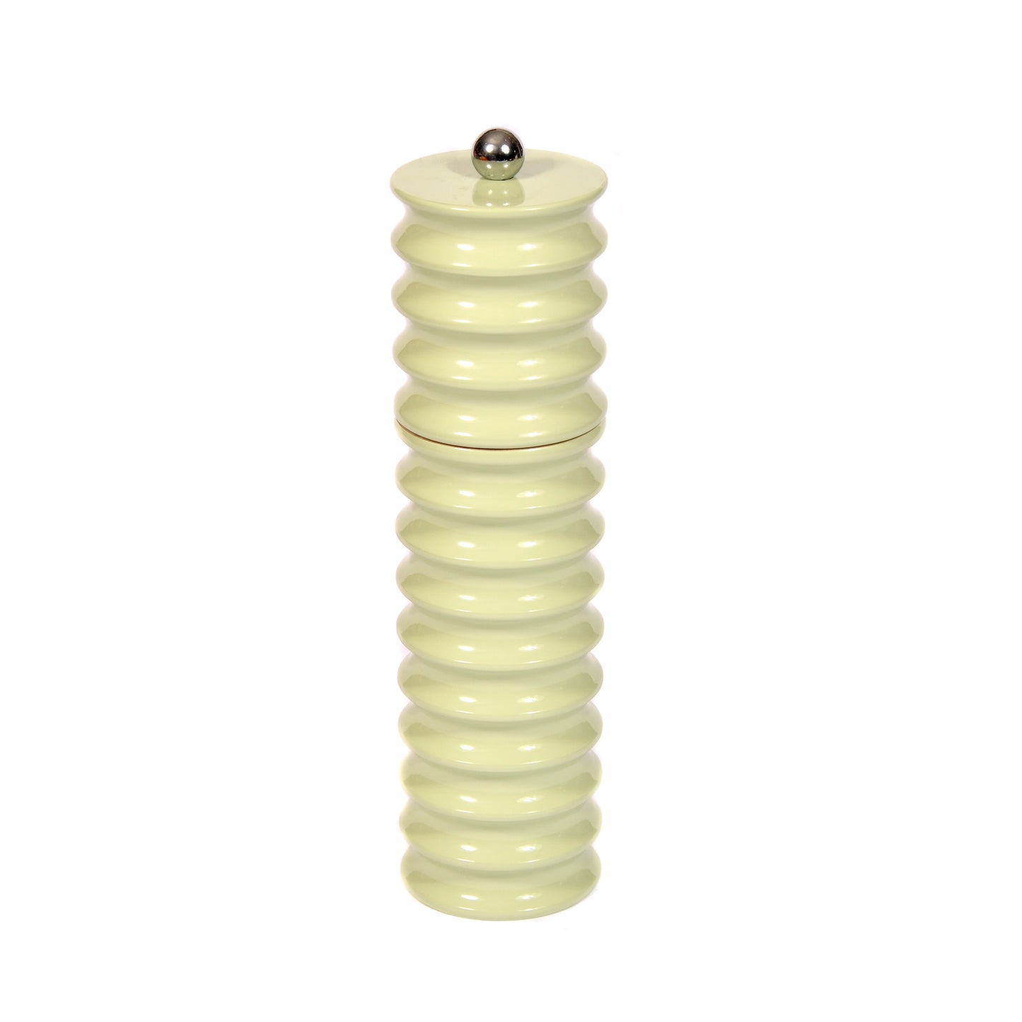 Sage green salt and pepper mill