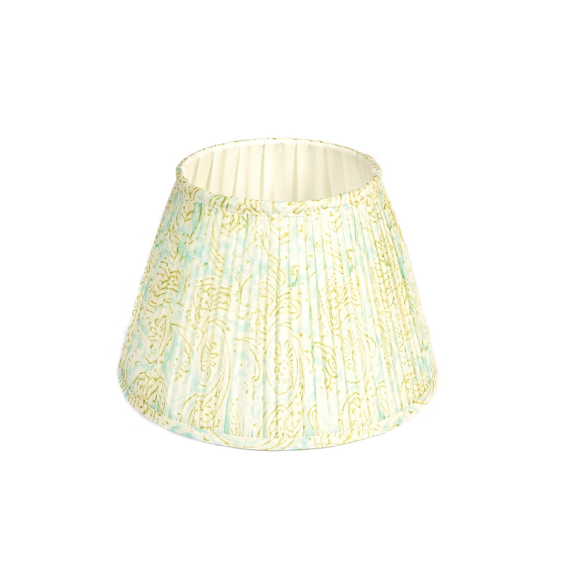 Aqua Paisley Lampshade Small Joanna Wood Shop