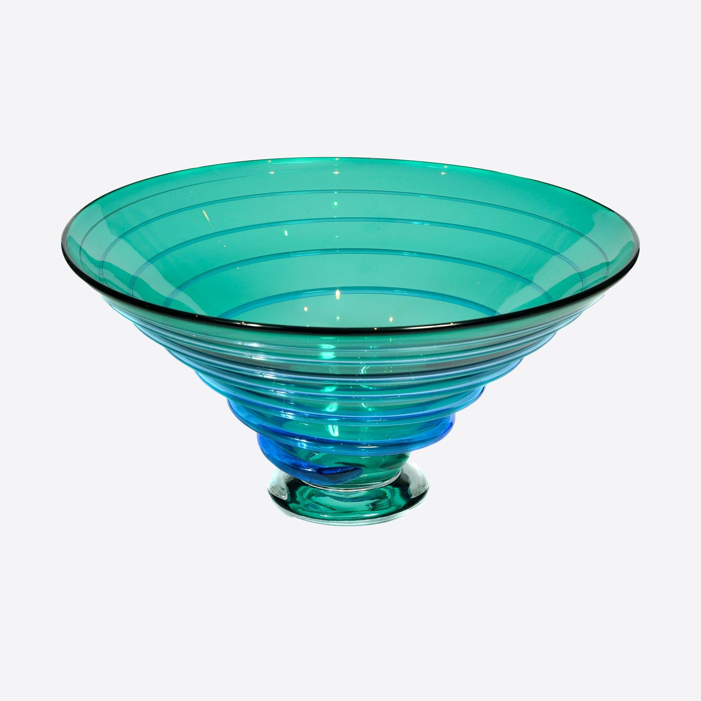 Aqua Spiral Bowl Not specified