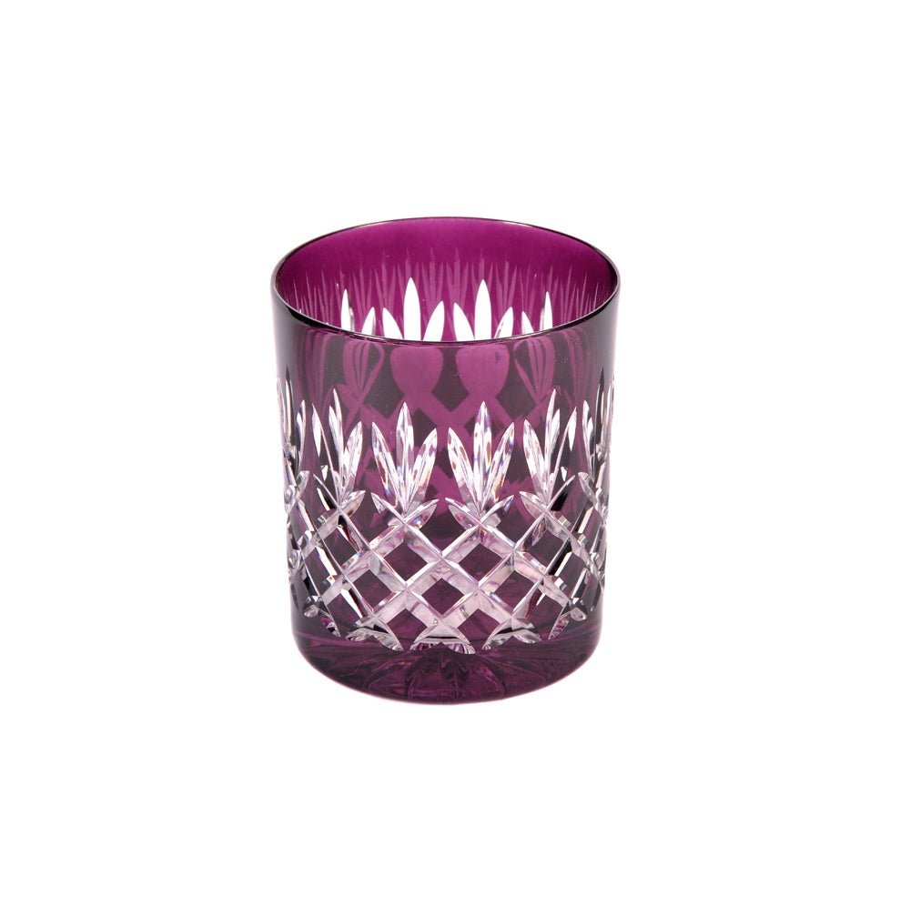 Aubergine Pineapple Crystal Tumbler Joanna Wood Shop