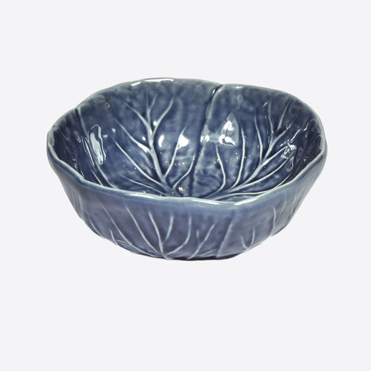 small blue cabbage bowl