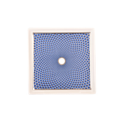 Blue Limoges Tresor Small Square Tray Not specified