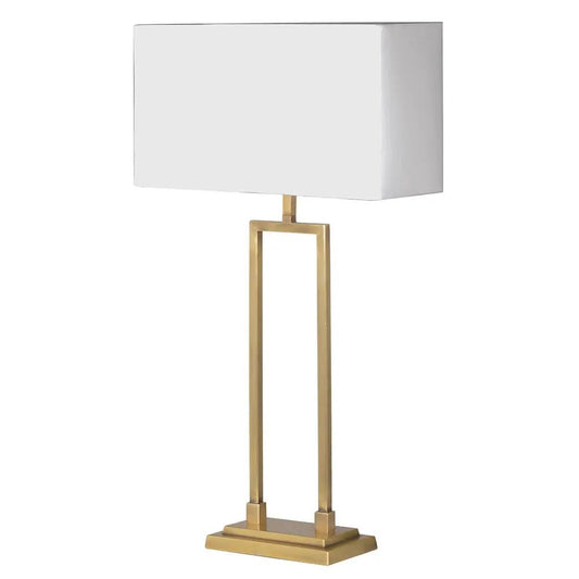 Brass Rectangle Lamp Joanna Wood Shop